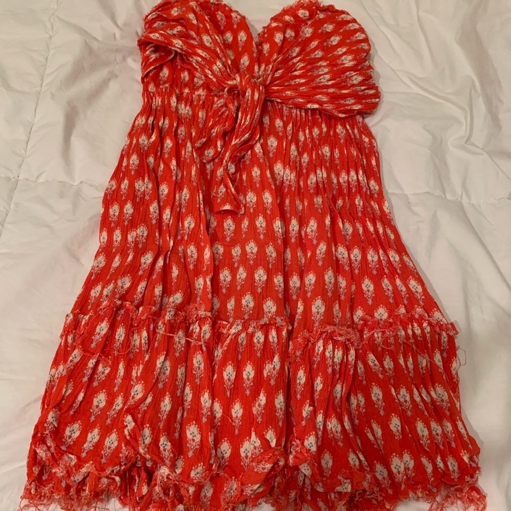 Free people strapless sundress